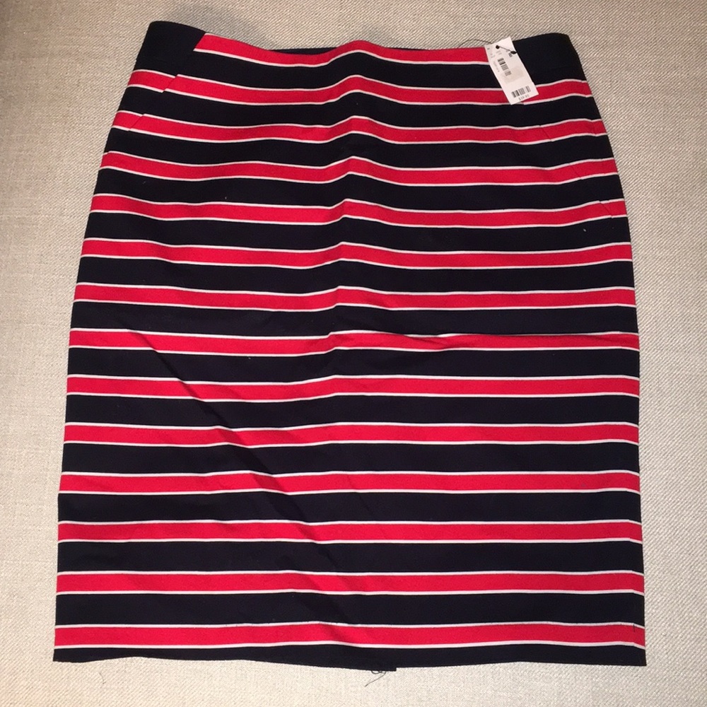 Red and Navy Brand New pencil skirt.